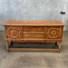 Antique Spanish Revival Sideboard/ Credenza By McClellan MFG Co.