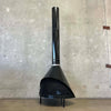 Vintage Mid Century Modern Black Porcelain Enamel Finish Preway Fireplace