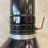 Vintage Mid Century Modern Black Porcelain Enamel Finish Preway Fireplace