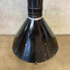 Vintage Mid Century Modern Black Porcelain Enamel Finish Preway Fireplace
