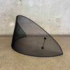 Vintage Mid Century Modern Black Porcelain Enamel Finish Preway Fireplace