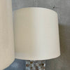Pair of Abalone Shell Mosaic Table Lamps **NEW LAMPSHADES**