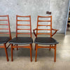Set of 4 Danish Teak Dining Chairs by Dyrlund