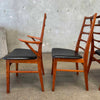 Set of 4 Danish Teak Dining Chairs by Dyrlund