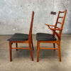 Set of 4 Danish Teak Dining Chairs by Dyrlund