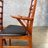 Set of 4 Danish Teak Dining Chairs by Dyrlund