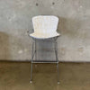 Mid Century Modern Wire Metal Bar Stool in the Style of Harry Bertoia