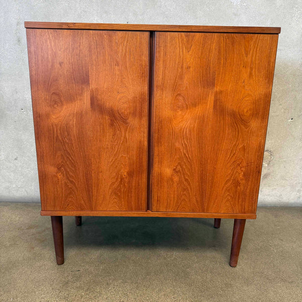 Mid Century Modern Danish Teak Side Cabinet Credenza Made in Denmark by Hans Olsen