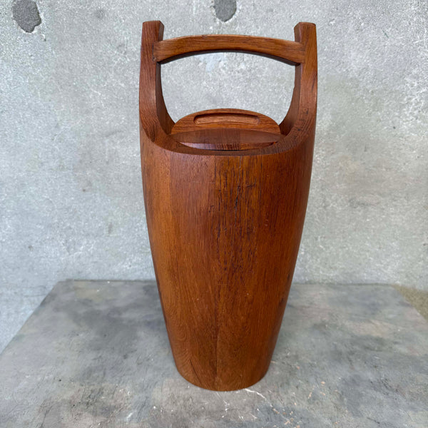 Mid Century Modern Teak Ice Bucket by Dansk Denmark
