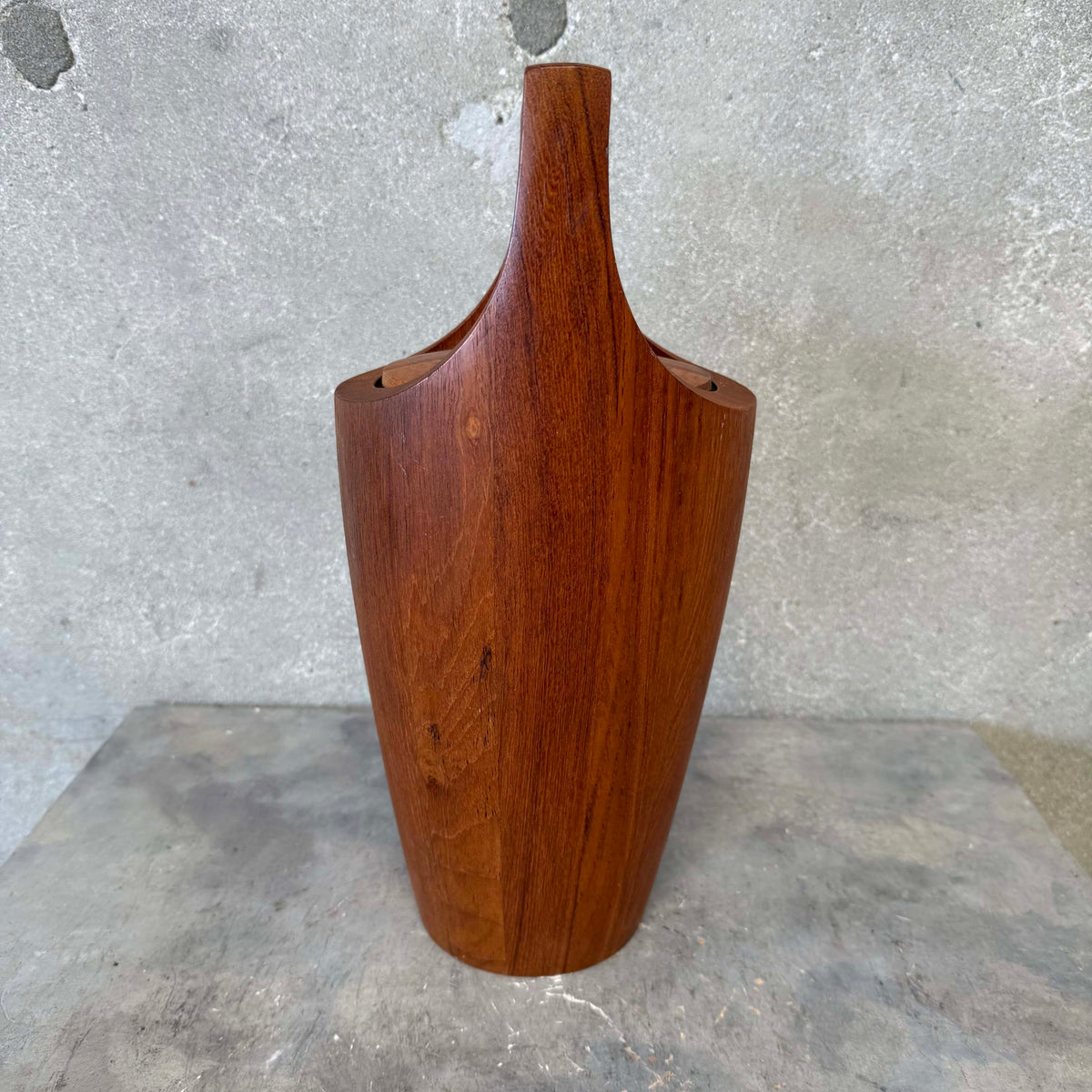Mid Century Modern Teak Ice Bucket by Dansk Denmark