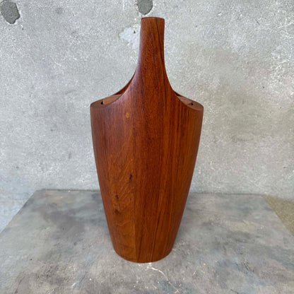 Mid Century Modern Teak Ice Bucket by Dansk Denmark