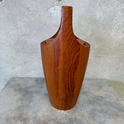 Mid Century Modern Teak Ice Bucket by Dansk Denmark