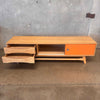 Modway Modern Concourse Wood Console in Natural Wood