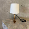 Mid Century Brass Gazelle Lamp