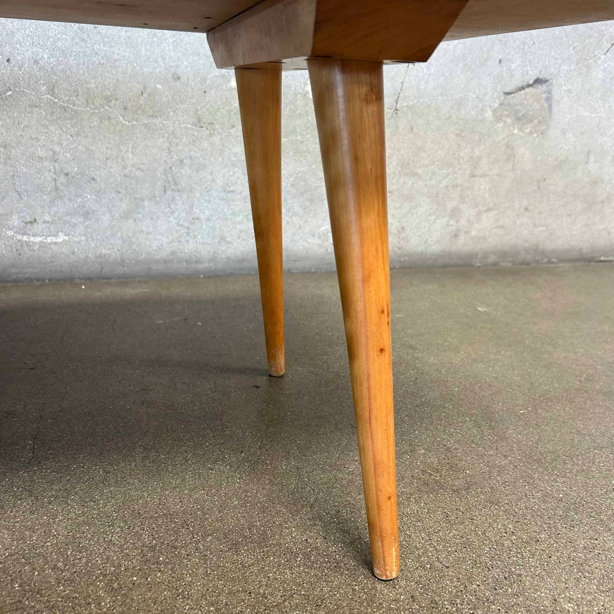 1950's Solid Birch Japanese Bench/Table in the Style of P. McCobb