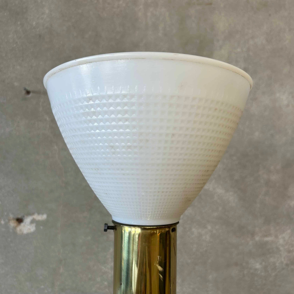 Brass Double Floor Lamp