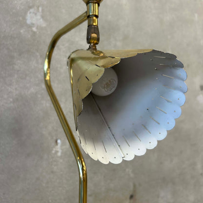 Brass Double Floor Lamp