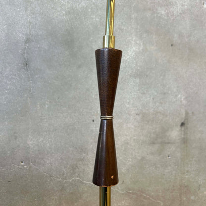 Brass Double Floor Lamp