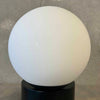 Mid Century Modern Style Black and White Globe Table Lamp
