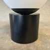 Mid Century Modern Style Black and White Globe Table Lamp