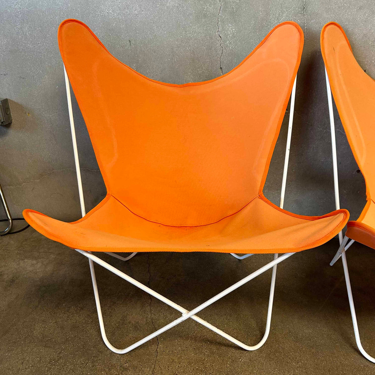 Set of Four Vintage Butterfly Sling Chairs