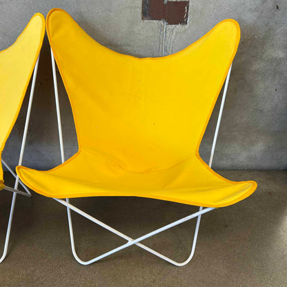 Set of Four Vintage Butterfly Sling Chairs