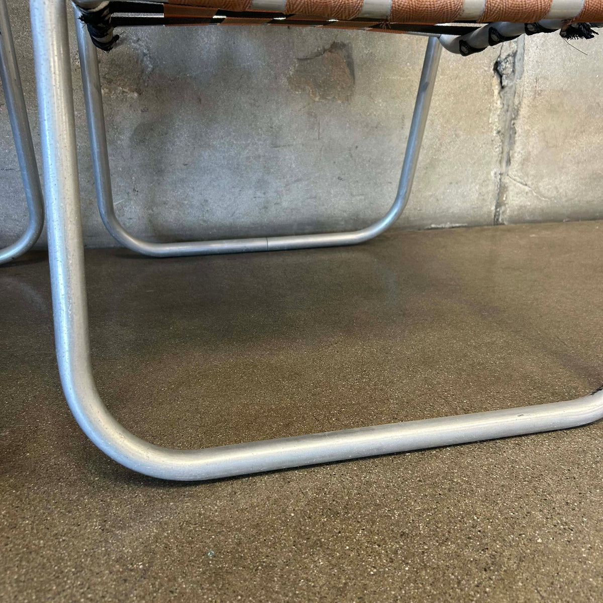 Set of Four Vintage Aluminum Patio Lounge Chairs
