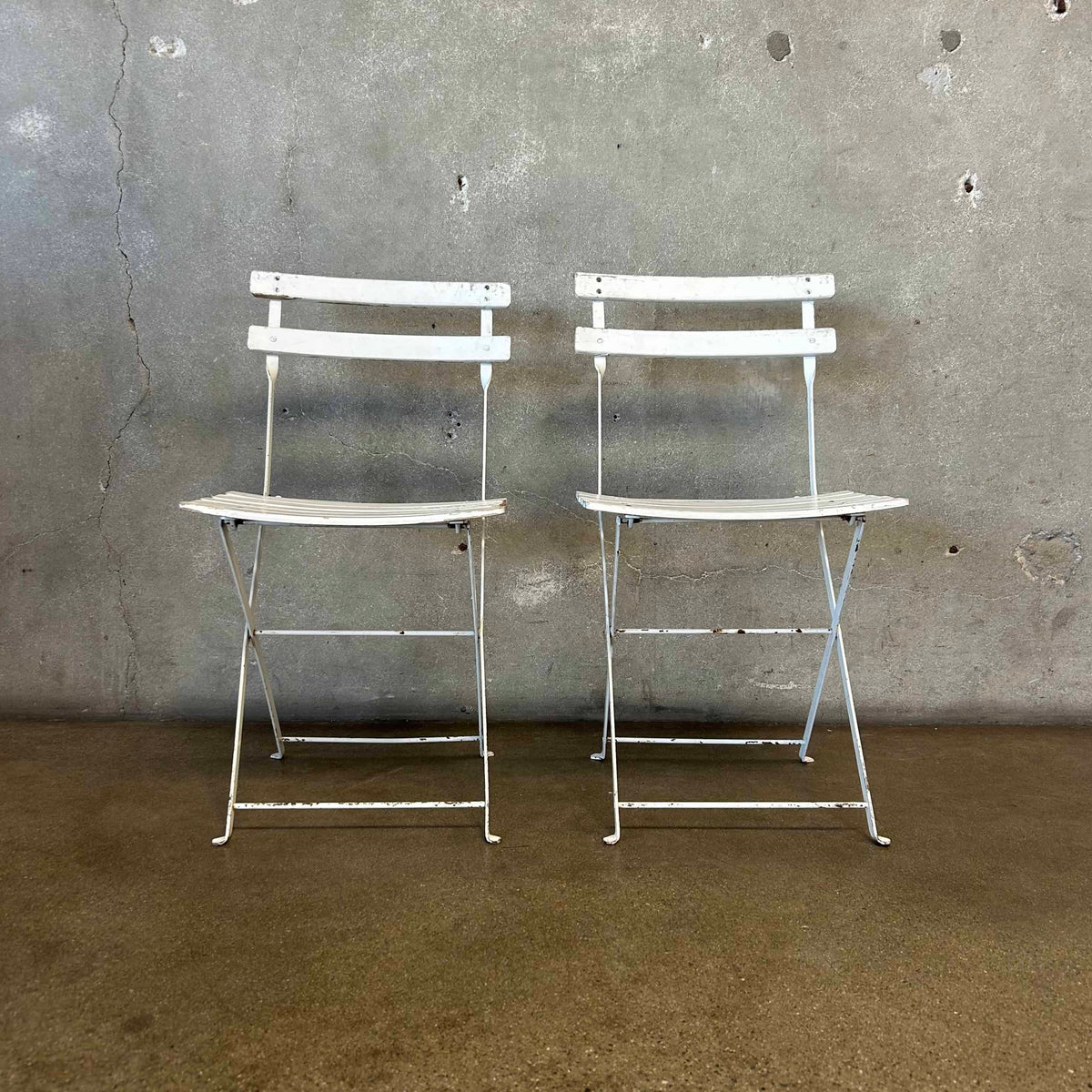 Pair of Vintage Folding Chairs