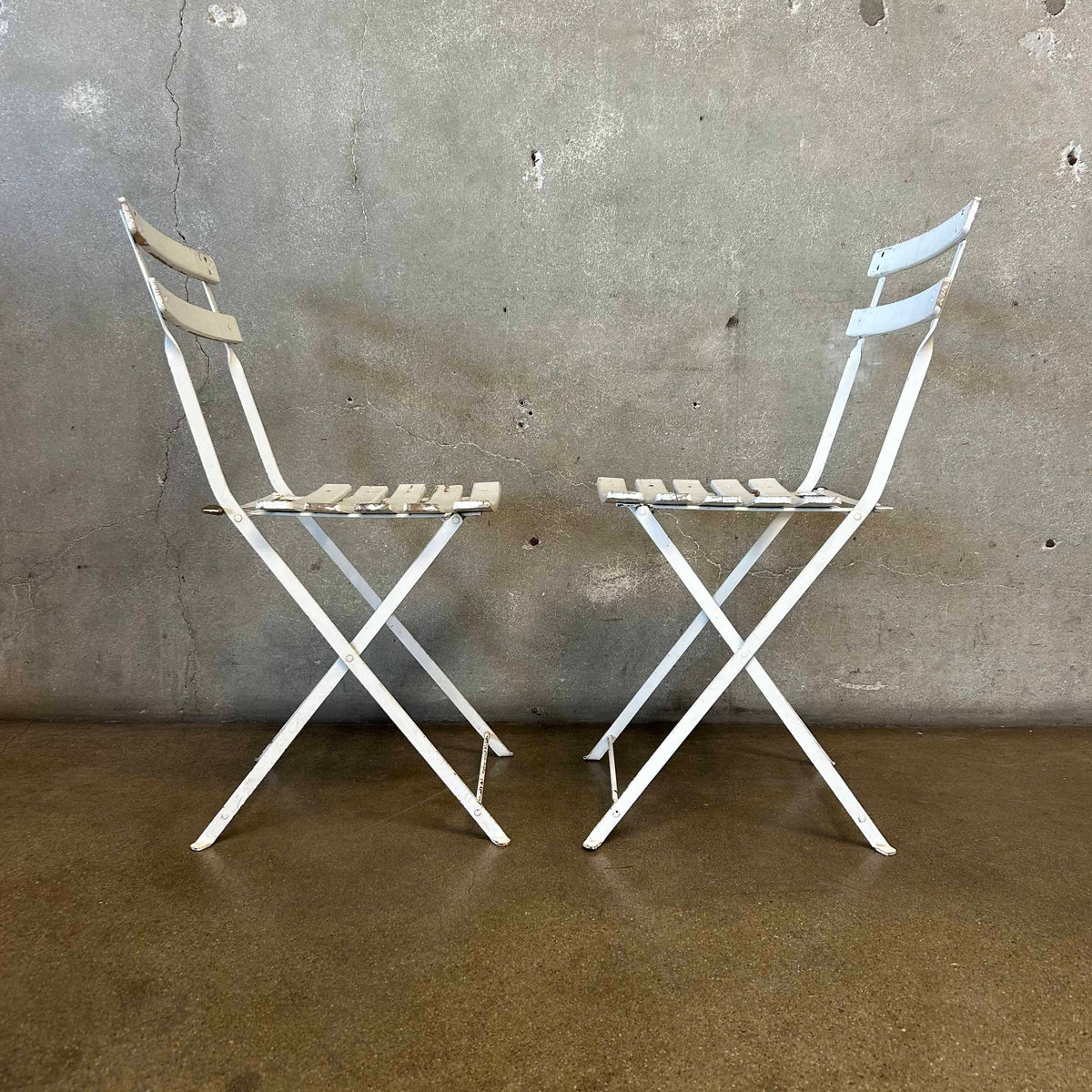 Pair of Vintage Folding Chairs