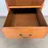 1920's Quarter Sawn Oak File Cabinet On Wheels