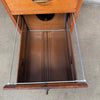 1920's Quarter Sawn Oak File Cabinet On Wheels