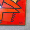 Mid Century Modern Klee Print on Board