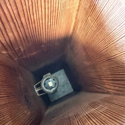 Architechtural Salvage Redwood Wall Sconce w/ Up/Down Light #1