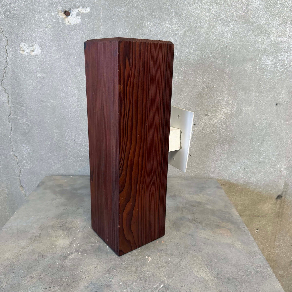 Architechtural Salvage Redwood Wall Sconce w/ Up/Down Light #1