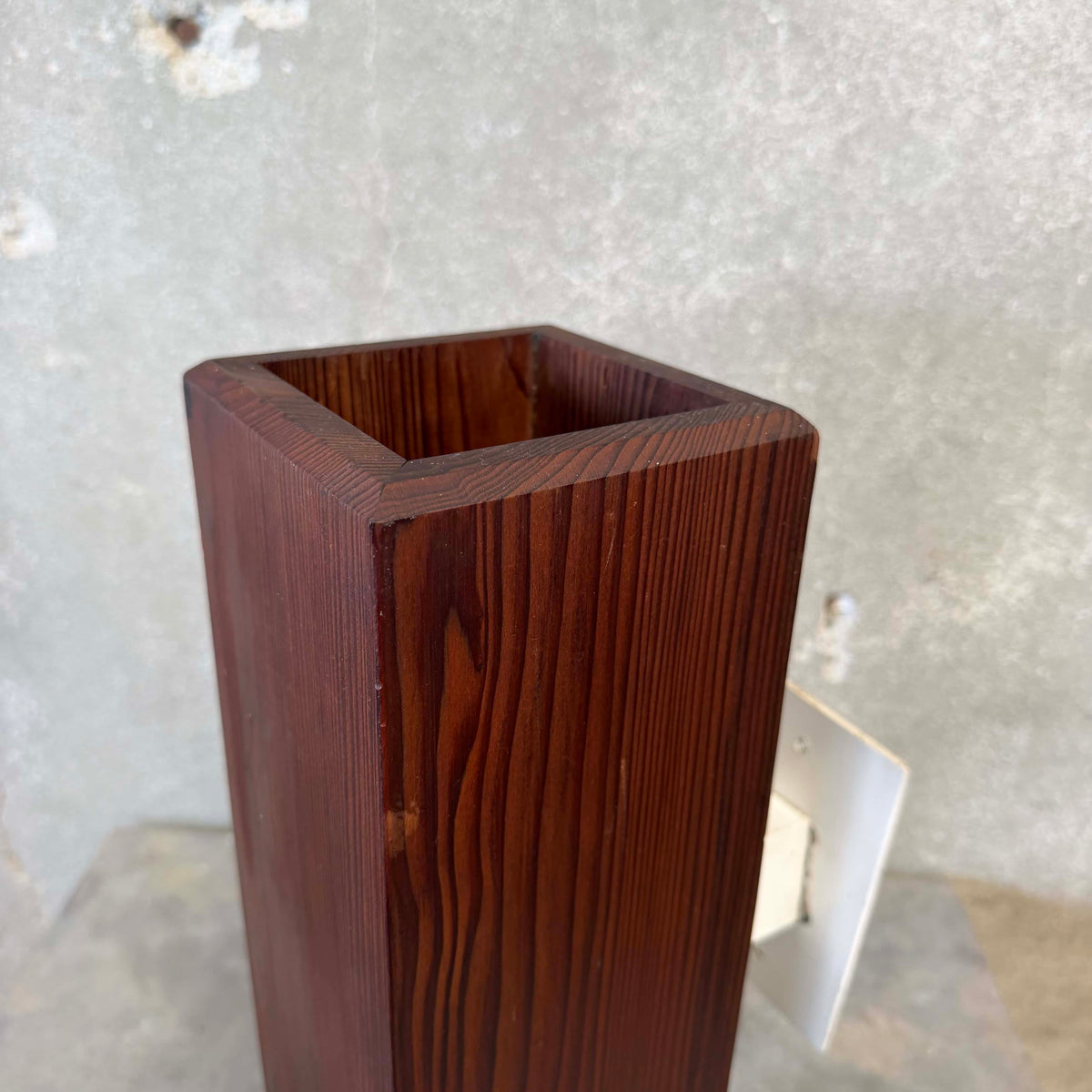 Architechtural Salvage Redwood Wall Sconce w/ Up/Down Light #1