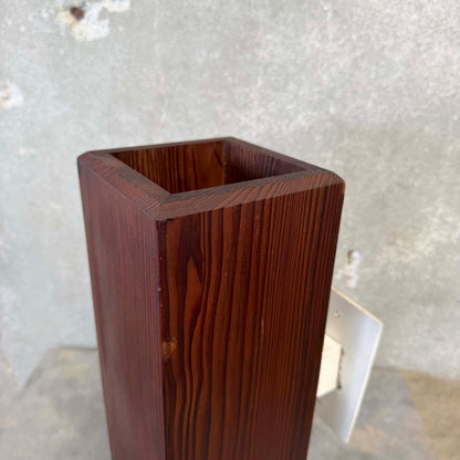 Architechtural Salvage Redwood Wall Sconce w/ Up/Down Light #1