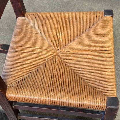 Antique Mission Style Childs Rocking Chair