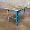 Vintage Artist Side Table 1980's