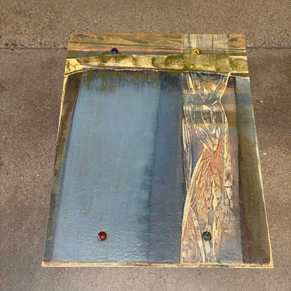 Vintage Artist Side Table 1980's