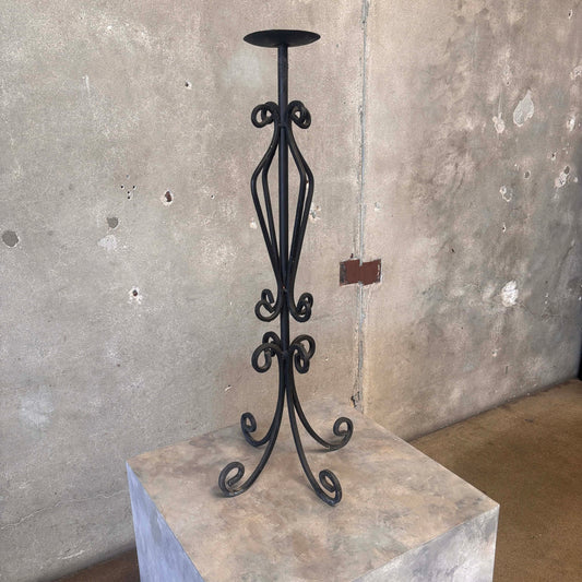 Wrought Iron Candle Holder