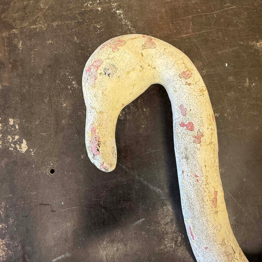 Vintage Cement Flamingo - Medium #1