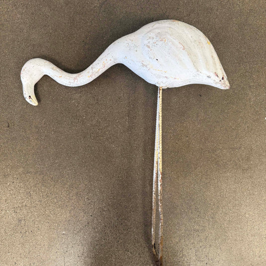 Vintage Cement Flamingo - Medium #2