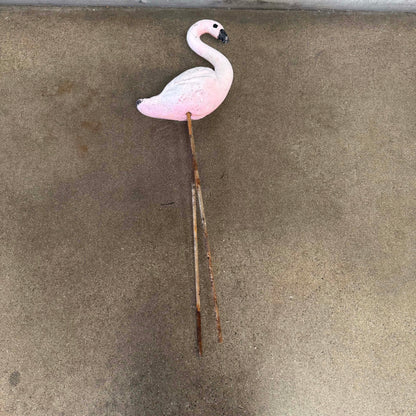 Vintage Cement Flamingo - Medium #3