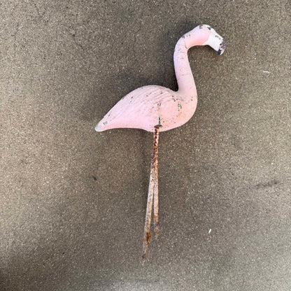 Vintage Cement Flamingo - Small
