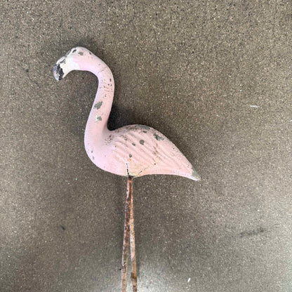 Vintage Cement Flamingo - Small