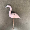 Vintage Cement Flamingo - Small