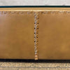 Vintage Leather Coffee Table - AS IS