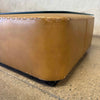 Vintage Leather Coffee Table - AS IS