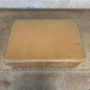 Vintage Leather Coffee Table - AS IS