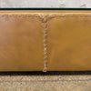 Vintage Leather Coffee Table - AS IS